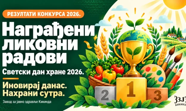 Награђени радови на ликовном конкурсу поводом Светског дана хране 2026.